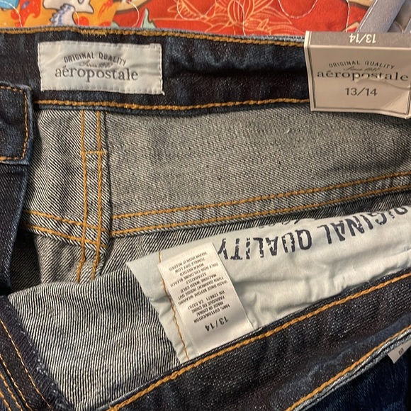 Aeropostale denim mini skirt 13/14 NWT - Picture 5 of 6